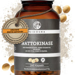 Qidosha Nattokinase 2800 FU/Kapsel: Premium, vegan, enzymreiche Nahrungsergänzung ohne Füllstoffe, nachhaltig in Deutschland produziert. 240 Kapseln, laborgeprüfte Qualität.