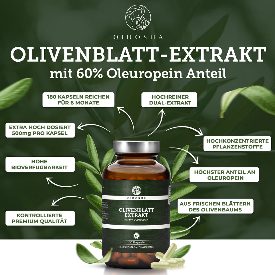 Olive leaf extract with 60% oleuropein