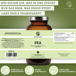 QIDOSHA Mobility Stack: Premium-Nahrungsergänzungsmittel in braunem Glas, vegan und ohne Füllstoffe, enthält PEA und L-Leucin für Beweglichkeit, laborgeprüfte Qualität, 180 Kapseln.