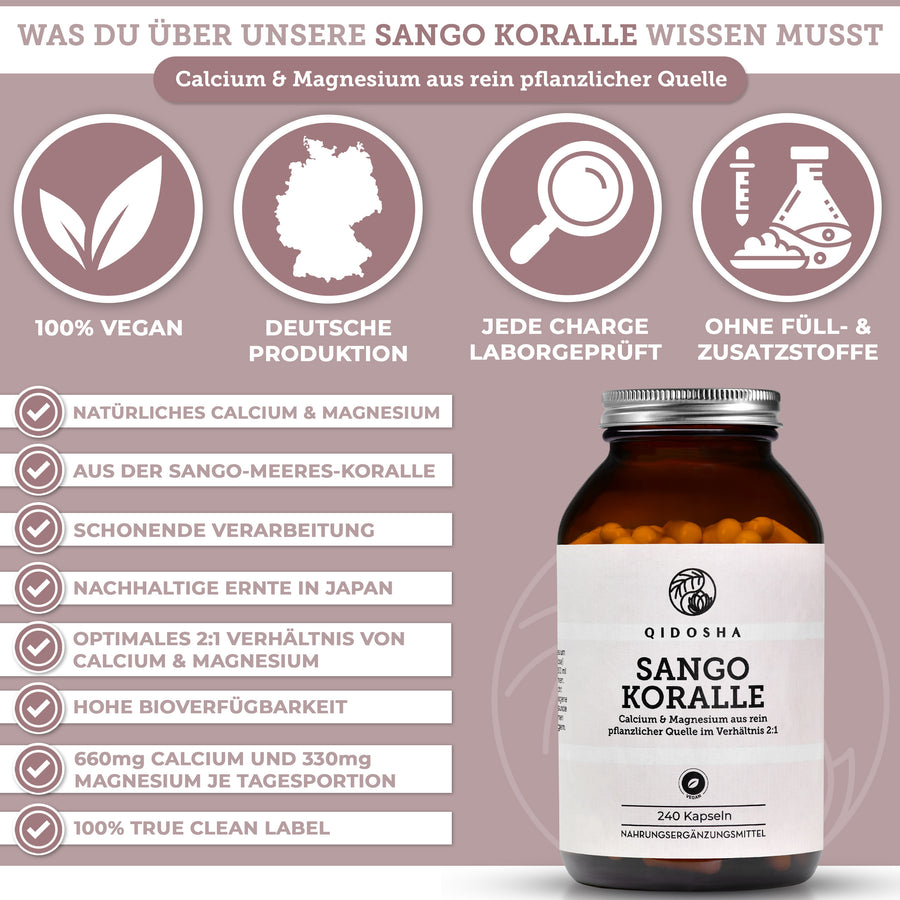 Sango Meereskoralle mit Calcium & Magnesium