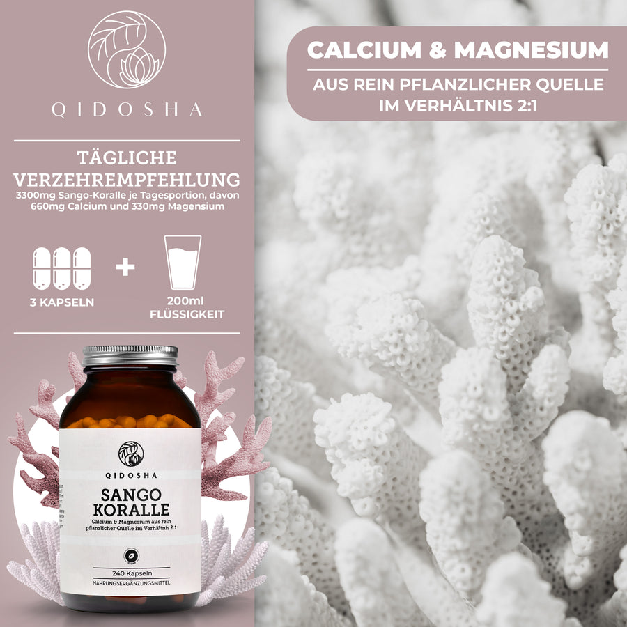 Sango Meereskoralle mit Calcium & Magnesium