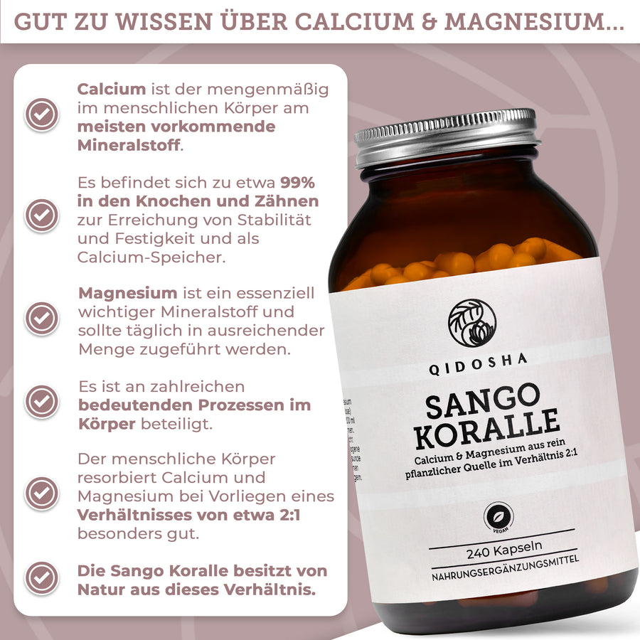 Sango Meereskoralle mit Calcium & Magnesium