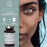 QIDOSHA SHARP VISION Augen-Komplex, Premium-Nahrungsergänzungsmittel im Glas, laborgeprüft, vegan, ohne Füllstoffe, fördert normale Sehkraft mit Vitaminen und Antioxidantien.