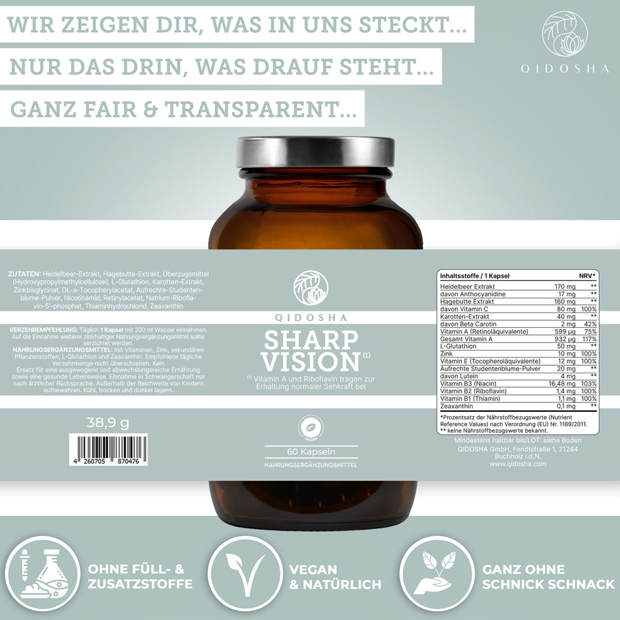 SHARP VISION Augen-Komplex im Glas