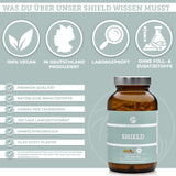 BOUCLIER dans un verre