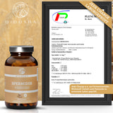 Spermidin aus Weizenkeim-Extrakt, 120 Kapseln, 3,3mg Spermidin je Kapsel, laborgeprüfte Premium-Qualität, ohne Füllstoffe, in Deutschland hergestellt, hochwertige Nahrungsergänzung.