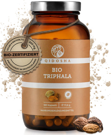 Bio Triphala Premium Qualität - 500 mg pro Tagesportion