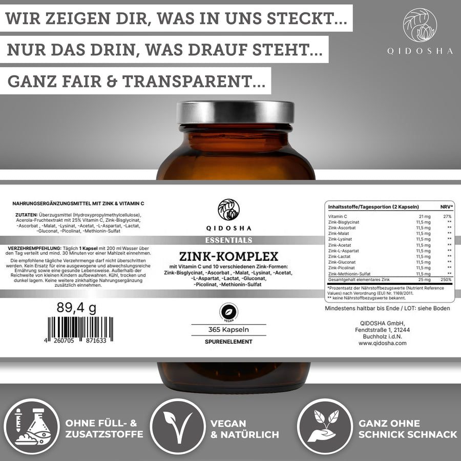 Zink-Komplex plus Vitamin C