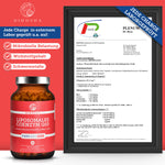 Qidosha Liposomales Coenzym Q10: Premium-Qualität, laborgeprüft auf Reinheit und Sicherheit, ohne Füllstoffe, in nachhaltigem Glas, mit hoher Bioverfügbarkeit durch PureWay™ Q10-Technologie.