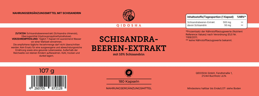 Schisandra Extrakt mit 10% Schisandrin