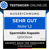 Spermidine from wheat germ extract with 3.3mg spermidine per capsule