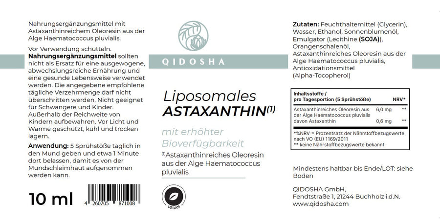 Astaxanthin liposomal Vorteilspaket