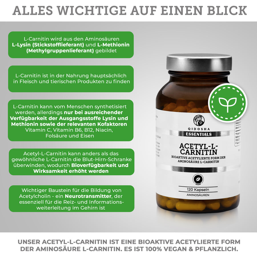Buy bioactive acetylated form of the amino acid L-carnitine in capsules online QIDOSHA Buy bioactive acetylated form of the amino acid L-carnitine in capsules online QIDOSHA