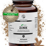Zink aus Guavenblatt-Extrakt im Glas: Premium, 100% pflanzliches Phyto-Zink, 120 laborgeprüfte vegane Kapseln, ohne Zusatzstoffe, produziert in Deutschland.
