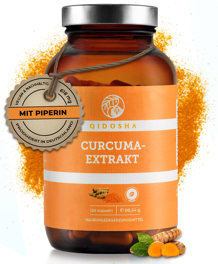 Curcuma extract in a glass