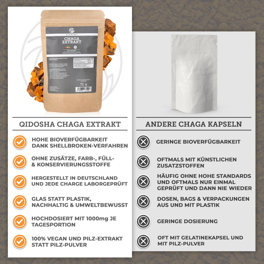 Chaga Extrakt im Refill-Bag