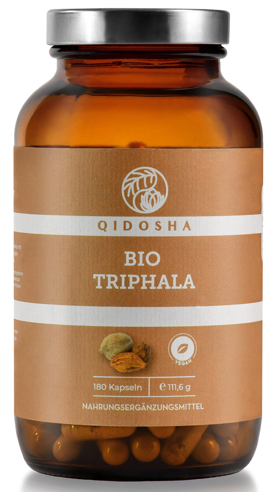 Organic Triphala in a glass